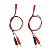 FLY RC 4mm 4.0mm Male Banana Plug Connector Charge Lead to JST 20awg Soft Silicon Charging Cable Wire 30cm 11.8inch Lipo Parts f