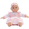 Madame Alexander 14-Inch Baby Cuddles Doll With Bottle, Pink Floral, Medium Skin Tone