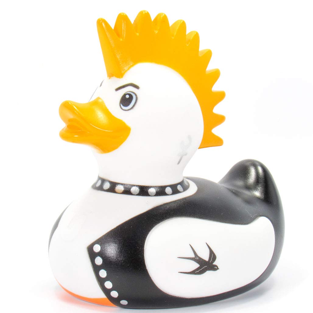 Rock Idol Rubber Duck Bath Toy By Bud Duck | Elegant Gift Packaging -'Rock The Tub Of Love!' | Child Safe | Collectable
