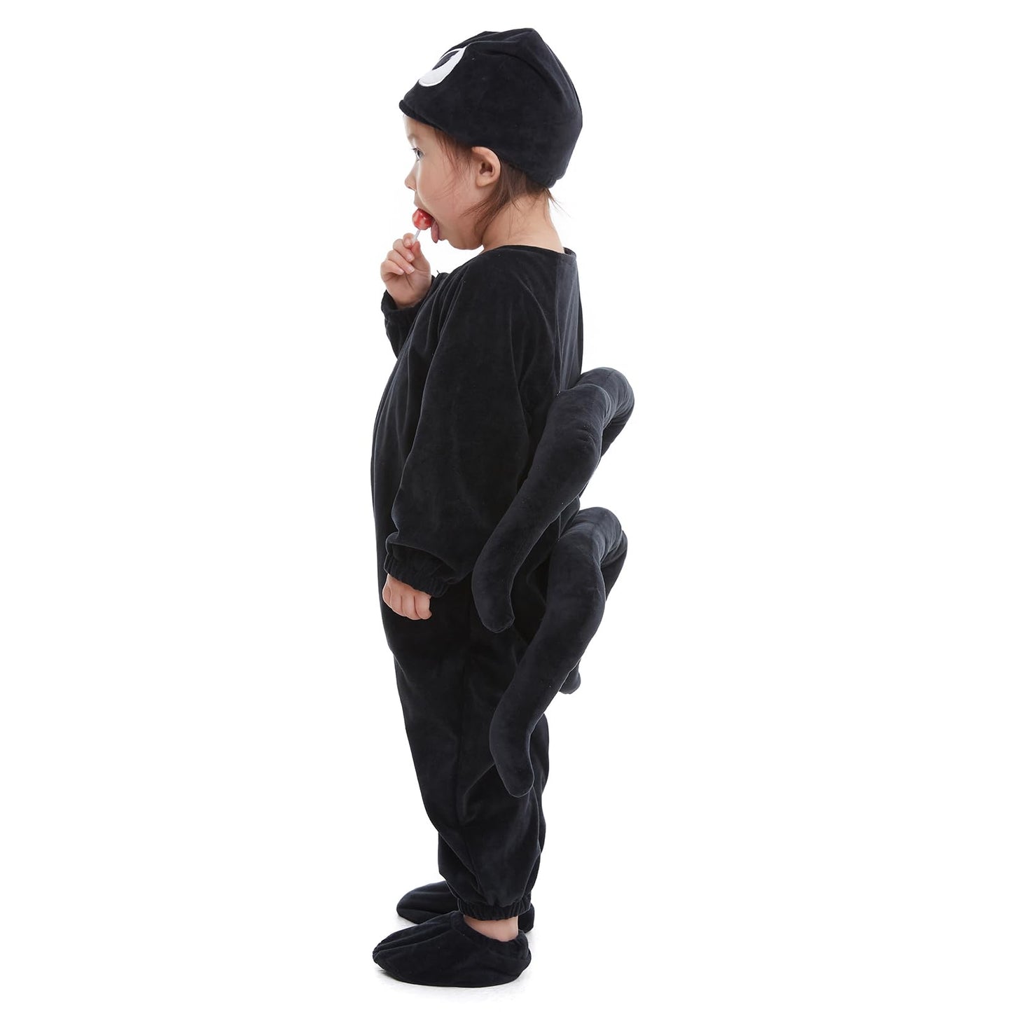Hsctek Baby Spider Costume, Newborn Spider Costume Boys Girls, Baby Halloween Onesie Costume For Toddler Infant 3-6 Months