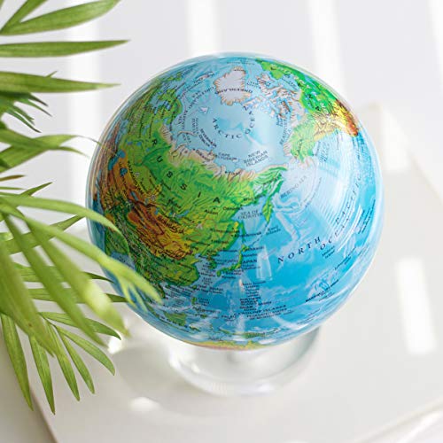 Mova Globe Blue Relief Map 4.5'