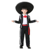 YEMYIQZ Boy Mexican Costume Kids Traditional Mariachi Amigo Dance Cosplay Costumes Halloween Outfit Bowtie Belt Suit Outfit