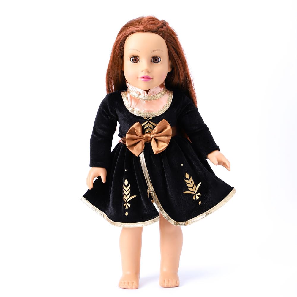 18-Inch Girl Doll Clothes Princess Dress Costume Fits 18” Dolls (Anna-2)