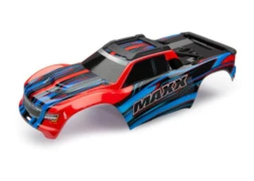 Traxxas 8911P Body, Maxx, Red-X (Painted)/Decal Sheet