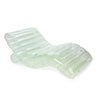 FUNBOY Giant Inflatable Seaglass Green Chaise Lounger - Large Transparent Pool Float Chair for Adults, Perfect for Summer Parties