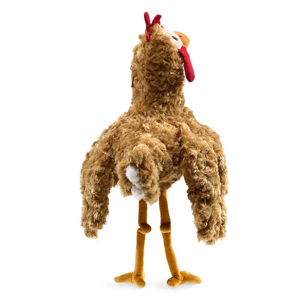 Folkmanis Chicken Two-Handed Puppet, Orange-Red, 1 Ea