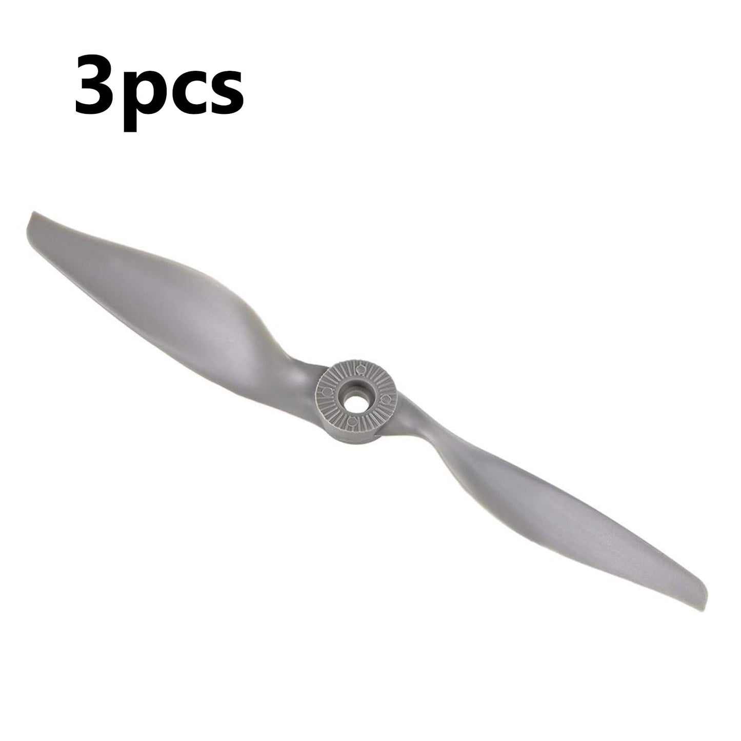 TOP-VIGOR 3pcs CW RC Propellers 8060 8 x 6 Inch 2-Vane RC Vehicle Propellers Replacement for RC Airplane with Adapter Rings Nylo