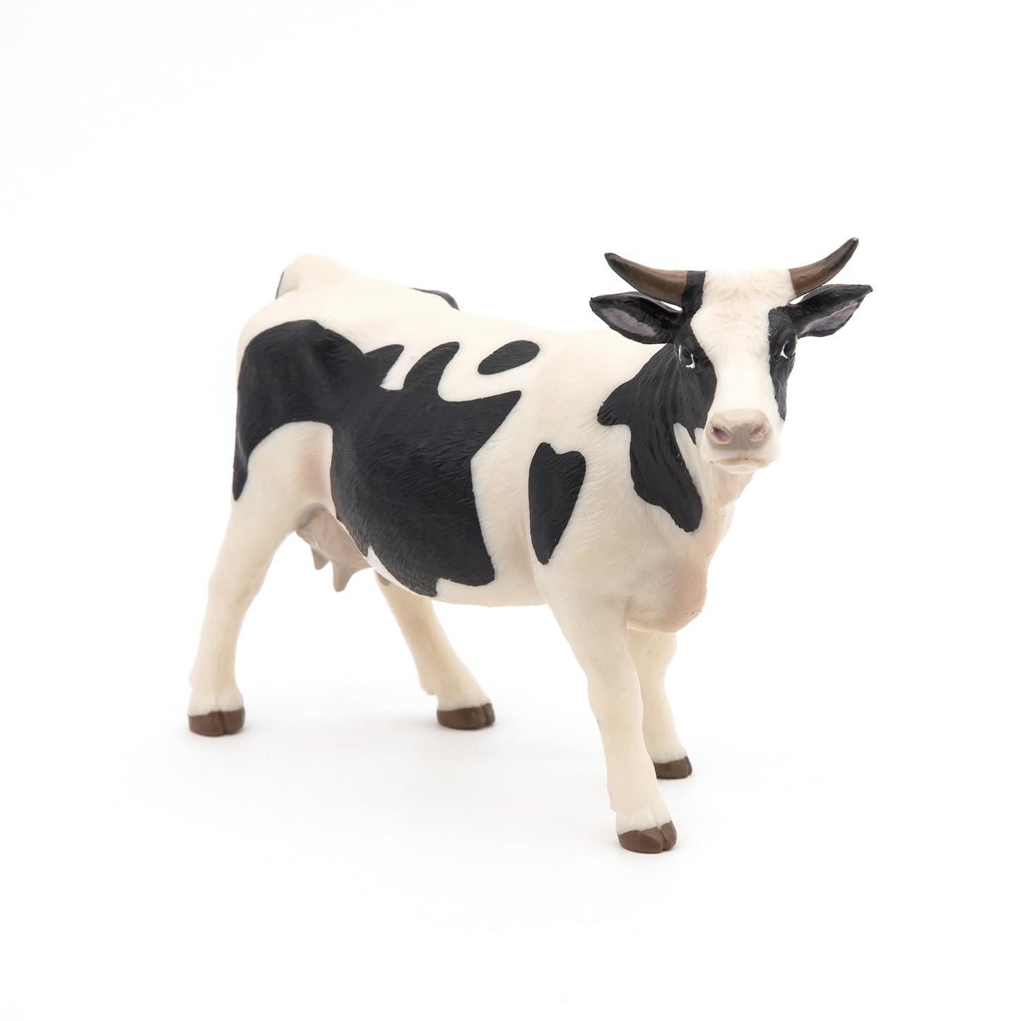 Papo -Hand-Painted - Figurine -Farmyard Friends -Black And White Cow -51148 - Collectible - For Children - Suitable For Boys And Girls - From 3 Years Old