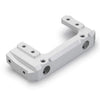 RCLIONS Metal Front Plate Bumper Mount for AXIAL SCX10 II 90046 1/10 RC Crawler Car (Silver)
