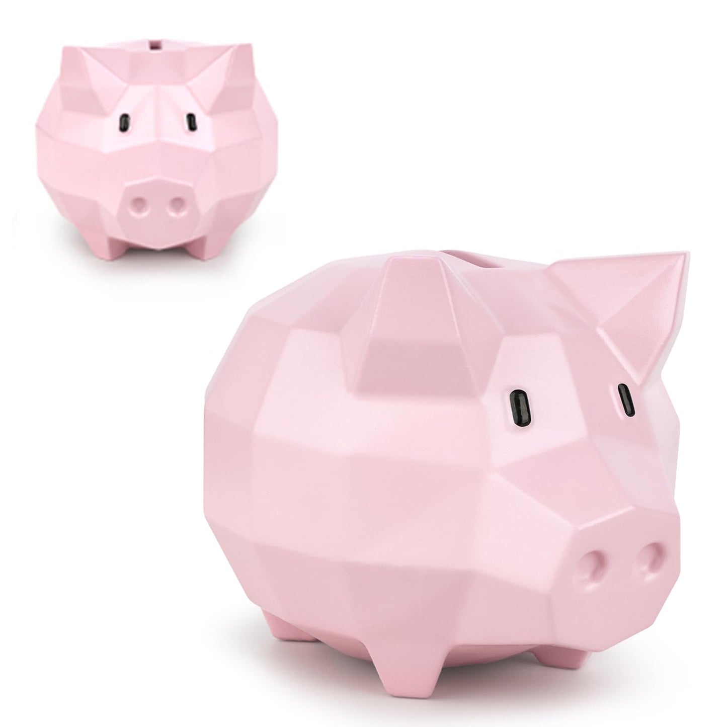 Fvnpiham Kids Piggy Bank, Unbreakable Plastic Piggy Bank Girls Cute Animal Money Bank Practical Gifts For Birthday Christmas Eas