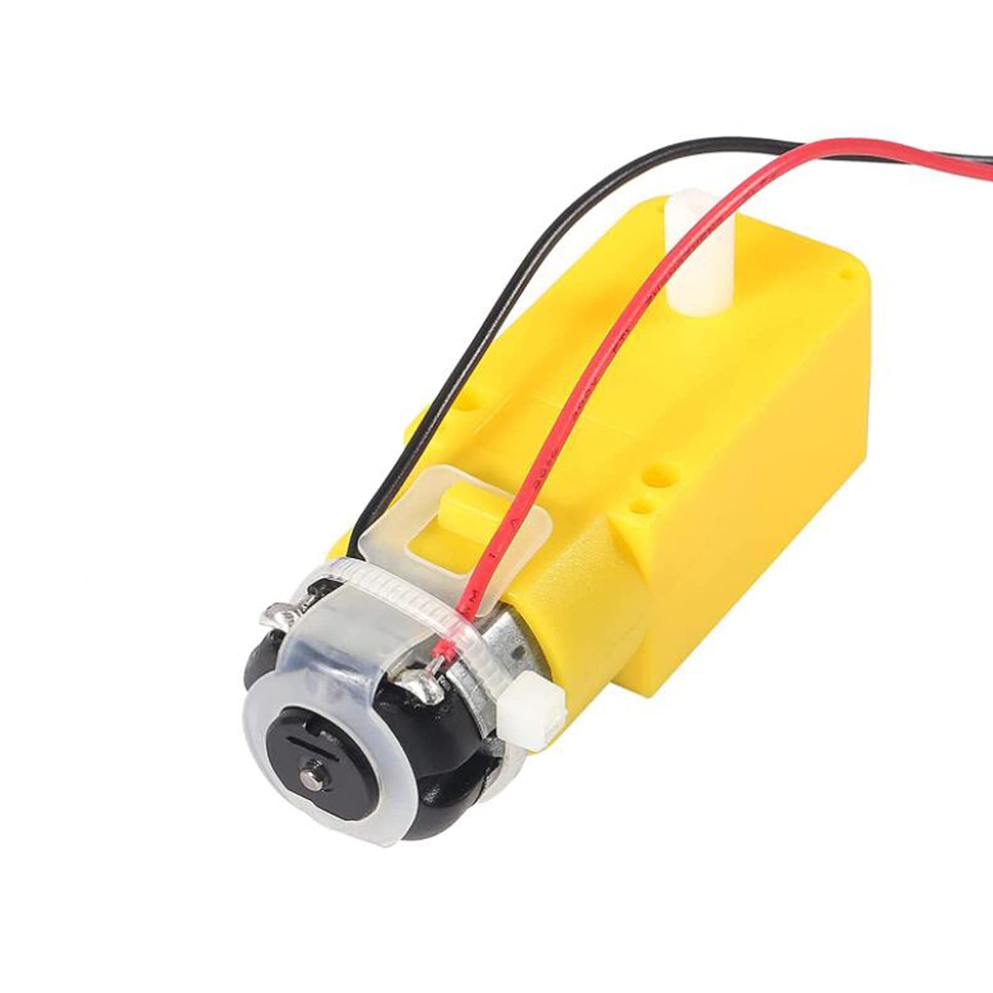 AEDIKO 8pcs TT Motor Dual DC 3-6V Gearbox Motor 200RPM Ratio 1:48 Shaft Motor with 2.54mm Wire for Arduino DIY Smart Car Robot