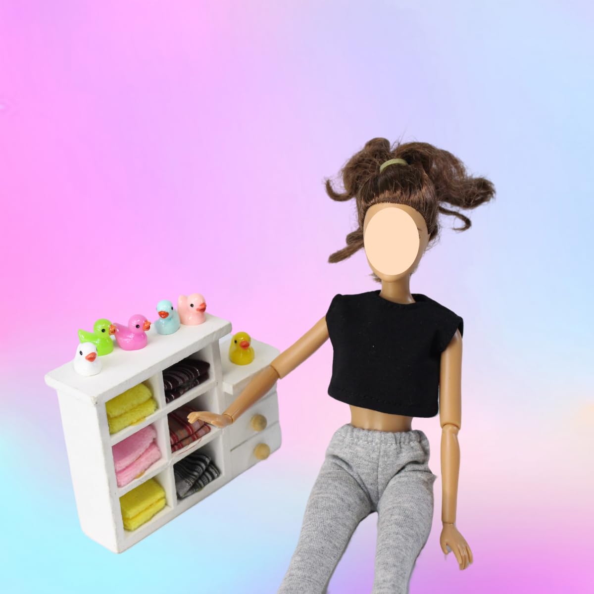 Doll Clothes And Accessories, Fashionista Doll Top & Pants, Doll Shoes For 11.5 Inch Dolls, Doll Dress Up Toys For Girls Age 5-7, 6-8, 6-12, Toy Gift