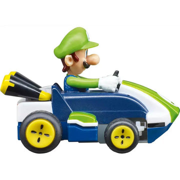 Carrera RC Nintendo Mario Kart 2.4 GHz Mini Collectible Radio Remote Control Toy Car Vehicle - Luigi