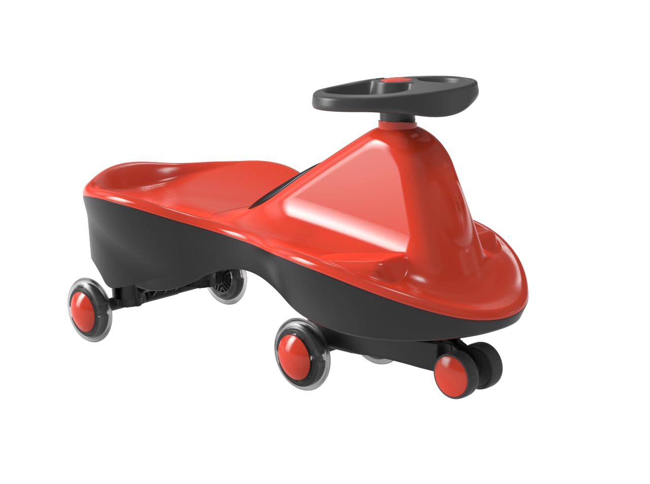Joybay Sports Collection Premium Led-Wheel Swing Car Ride On Toy (Passion Red, Come Fully Assembled)