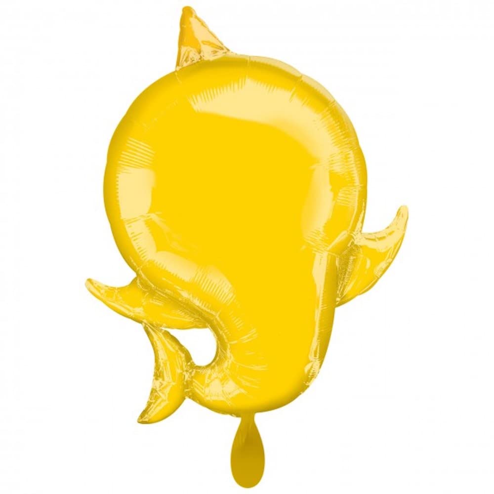 Amscan Baby Shark SuperShape XL Balloon, Multicolor Foil, One Size, Model 10234721