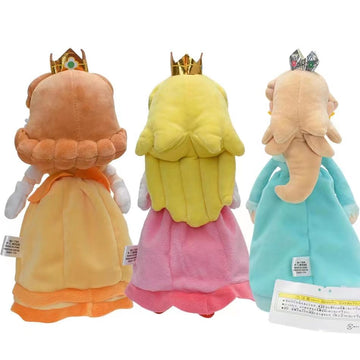 Huawell Sup Mari All Star Collection Princes Peach Plush Toy Princessrosalina & Dasy Stuffed Plush 8' (Princes Peach & Princessrosalina & Dasy)