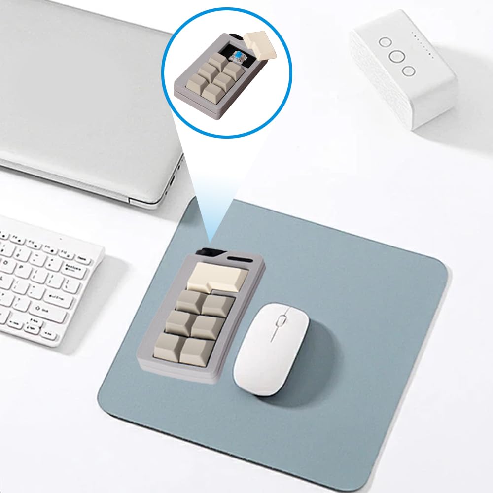 Keyboard Fidget Toys For Adults 3D Printing Keyboard Clicker Fidget Sensory Fun Toys With Keycaps Switch For Anxiety Decompressi