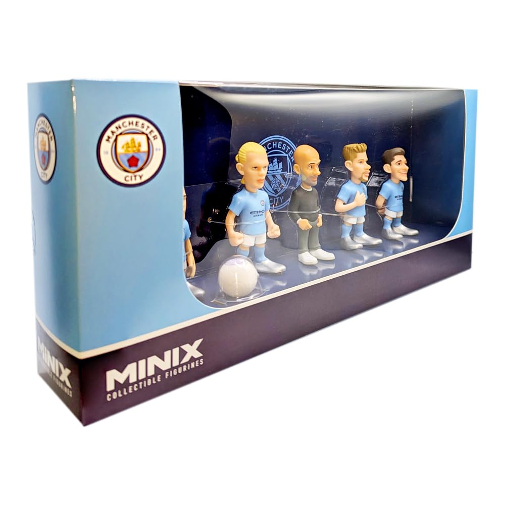 Minix Collectible Figurines - 5-Pack Of 7Cm Soccer Players - A Miniature Marvel For Every Football Enthusiast.