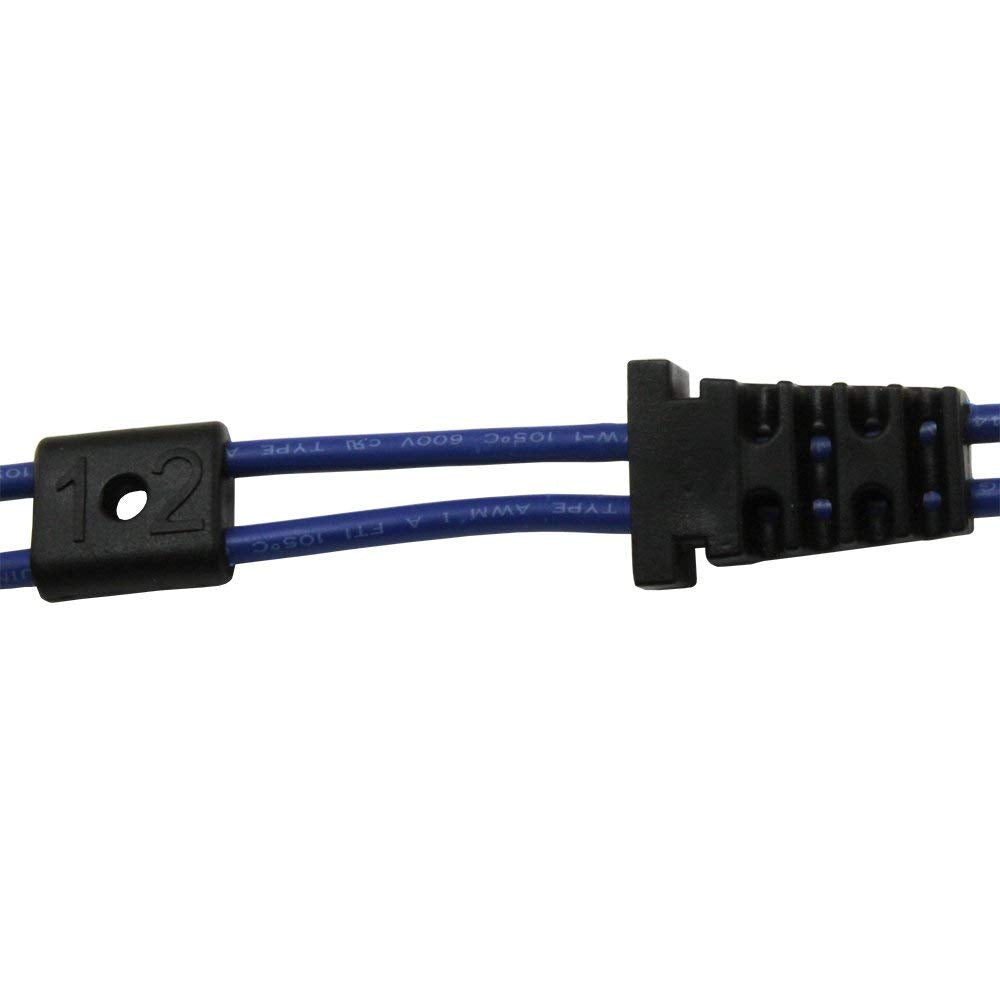 New Blue Peg Perego Battery Side Connector - 12V Gaucho, Gator, Sportsman