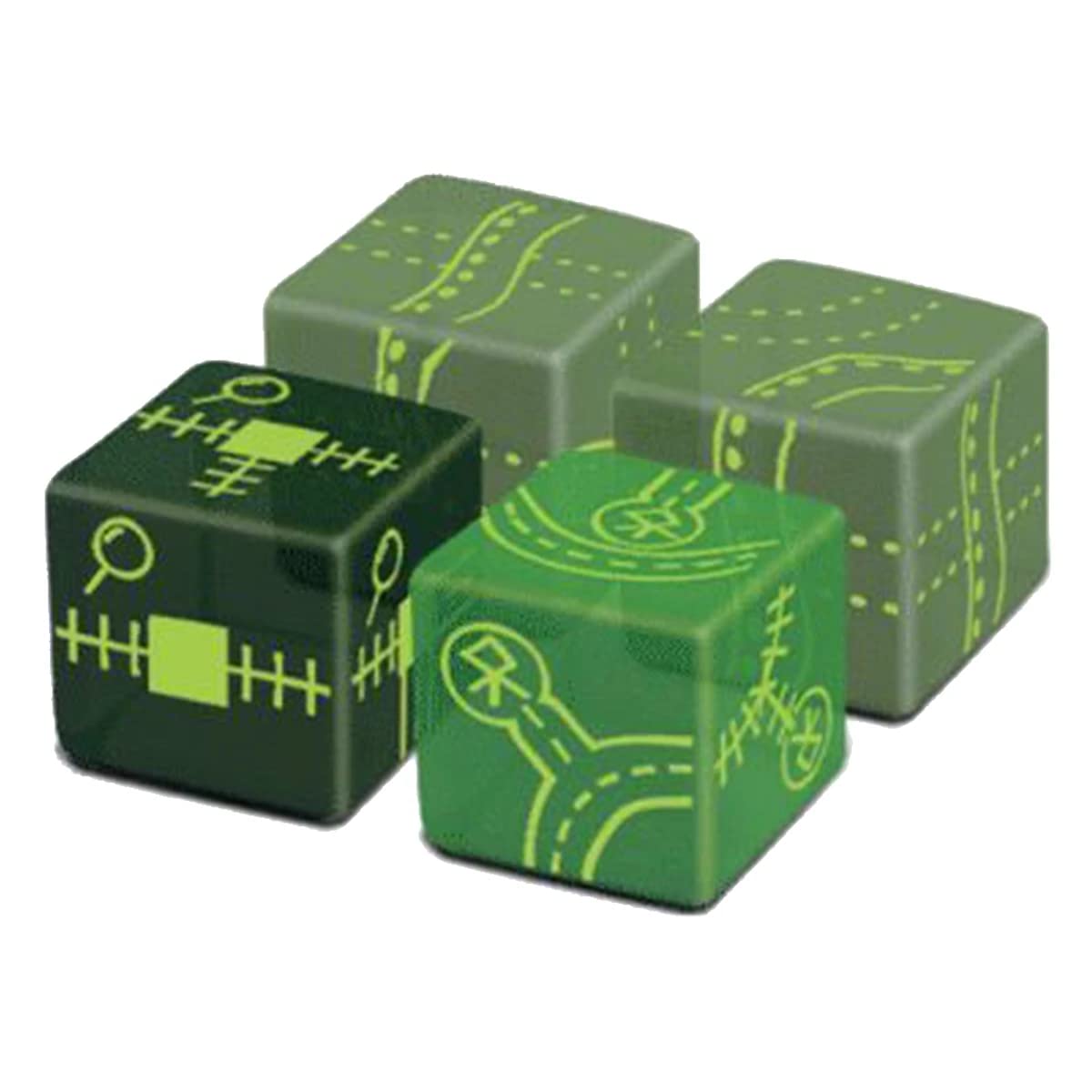 Horrible Guild Railroad Ink Challenge: Eldritch Expansion Green, For 1-6 Players, Ages 8+, Model LUMHG051, Plastic Material