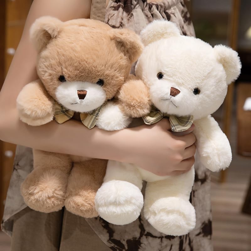 Gjlzfwbx Teddy Bear Plush Toy, 12 Inch Teddy Bear Stuffed Animal Christmas Birthday Valentine'S Day Gifts For Kids Girl Friends(