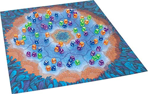 Z-Man Games Noctiluca Board Game - Dive Into The Glowing Depths In This Colorful Dice Game! Strategy Game For Kids & Adults, Age