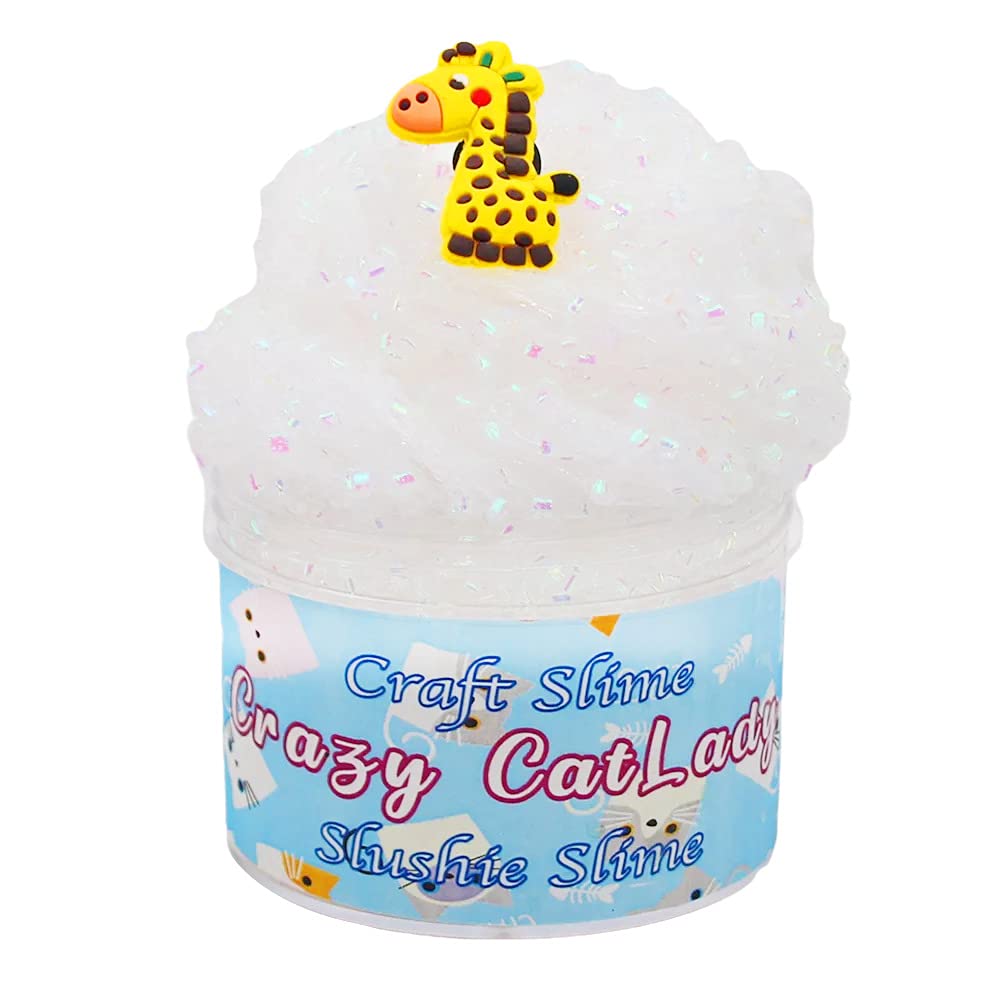 Flinpex Butter Slime Kit Cloud Slime Diy Unmixed Snow Rice Peachybbies Slime Kit For Girls, Education Party Favor Gift And Birthday, Slime Kit For Boys, Slime Kits, Fluffy, Soft, 70Ml 2.5Oz(White)