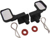 hobbysoul RC 1/10 Body Shell Cover Accessories Side Mirrors Set Black x 2