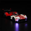 Brickbling Led Lighting Compatible With Lego Speed Champions Porsche 963 76916 Model Car; New 2023 Light Kit Compatible With Lego Porsche 963; Light Up Your Race Car-No Model