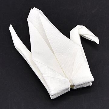 Sumag Origamagic Magic Trick - Magic Origami Paper For Kids - Scarves To Paper Crane Trick For Magician (White)
