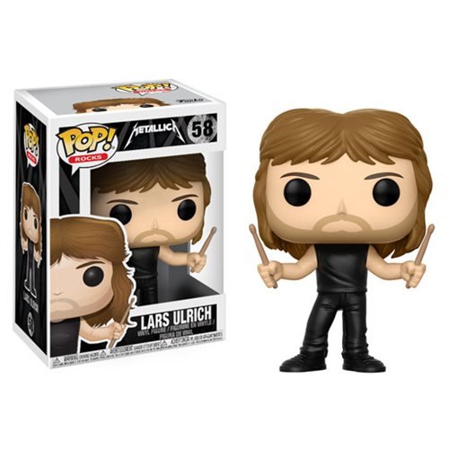 Pop! Music: Metallica - Lars Ulrich Vinyl Figure And (Bundled With Pop Box Protector Case)