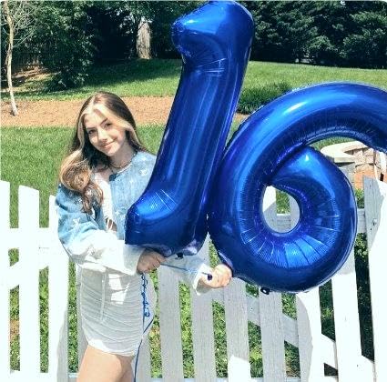 Navy Blue Jumbo Number 6 Balloon 40 Inch, Boy Girl 6Th Birthday Supplies, Foil Helium 6 16 26 46 66 Birthday Giant Balloon, Myla