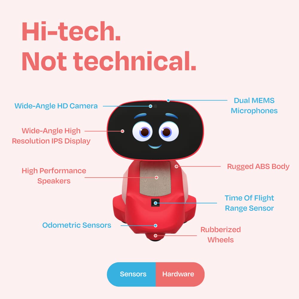 Miko 3: AI-Powered Smart Robot for Kids | STEAM Learning & Educational Robot | Interactive Robot with Learning apps & Unlimited
