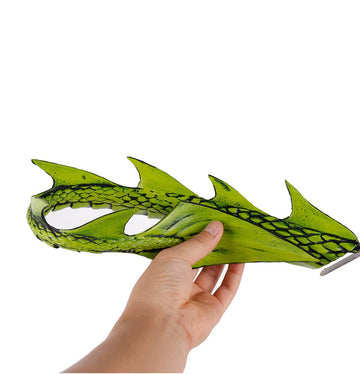 Newl Halloween Cosplay Demon Dragon Tail Diy Carnival 2024 Halloween Purim Decoration For Kids Boy And Girl Toy Costume (Green T