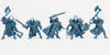 Fantasy Battles Creature Mini Action Figure Playset- Wariors 2 '' Fantasy Figures - Xl 1/32Nd Scale Dnd 5 Pcs Characters Accesso