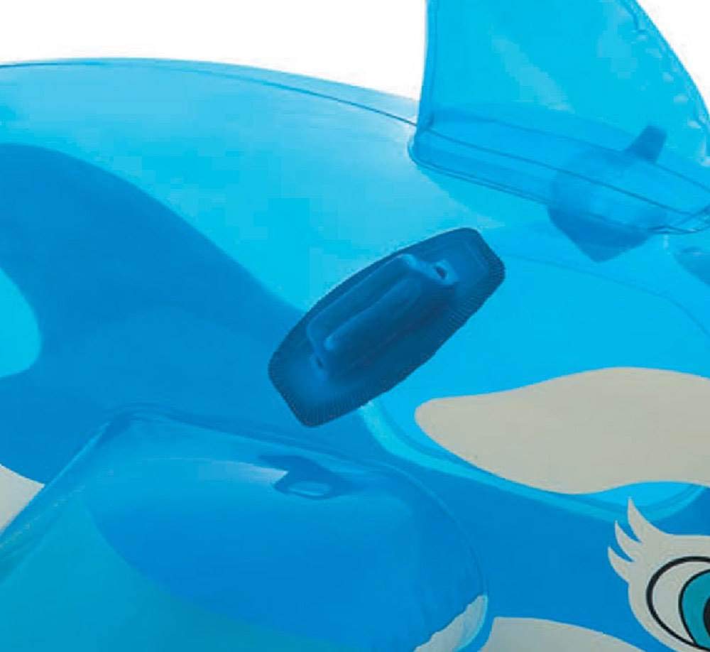 Intex Lil' Whale Inflatable Pool Float: Animal Pool Toy For Kids – 2 Heavy-Duty Handles – 88Lb Weight Capacity – 60' X 45' – For Ages 3+