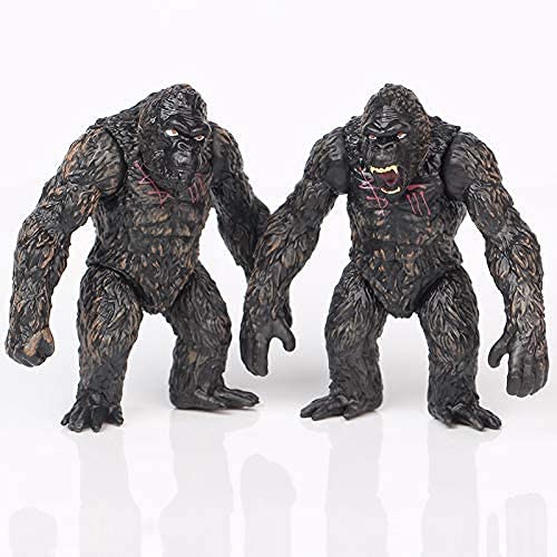 Jaykenixo Set Of 10 Action Figures King Of The Monsters Dragon Vs Kong Mini Monster Orangutan Playsets