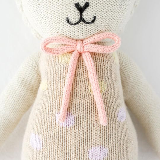 Cuddle + Kind Pastel Lucy The Lamb Little 13'' Hand-Knit Doll - 1 Doll = 10 Meals, Fair Trade, Heirloom Quality, Handcrafted In
