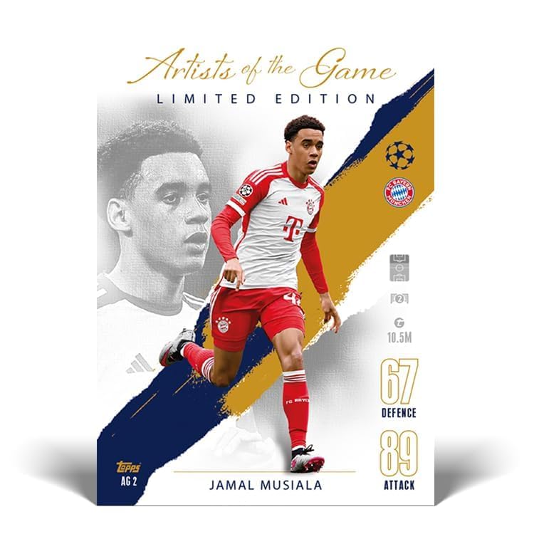Topps Match Attax 23/24 - Booster Tin (Random Tin) - Contains 42 Match Attax Cards Plus 2 Exclusive Artists Of The Game Limited