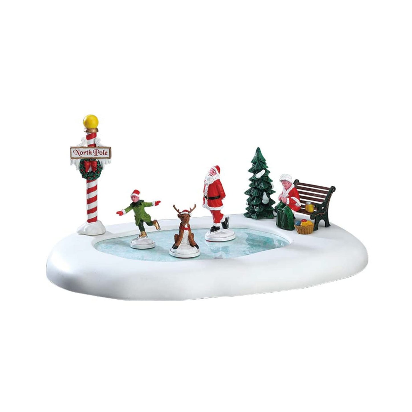 Lemax North Pole Ice Follies, Battery Operated (4.5V) #64045