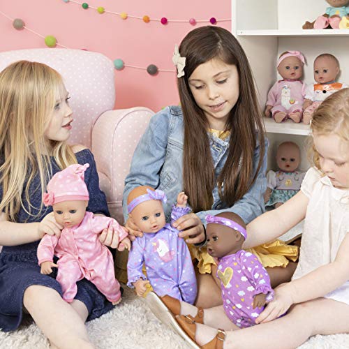 Adora Play Time Babies Collection, 13' Baby Doll With Doll Clothes And Accesories, Made With Sweet Baby Powder Scent, And Gentletouch Vinyl Body, Birthday Gift For Ages 1+ - Unicorn Glitter
