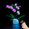 Vonado Led Lights Kit Compatible With Lego Orchid 10311 Plant Building Set With Flowers, Sound Control Lighting Set Compatible With Lego Artificial Botanical (No Blocks Model)