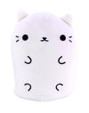 Cats Vs Pickles - Holiday Jumbo - Snowball - 8' Super Soft & Squishy Bean-Filled Weighted Stuffed Animals - Great For Kids - Collect As Desk Pets, Fidget Toys, Or Sensory Toys., Small (V1169)