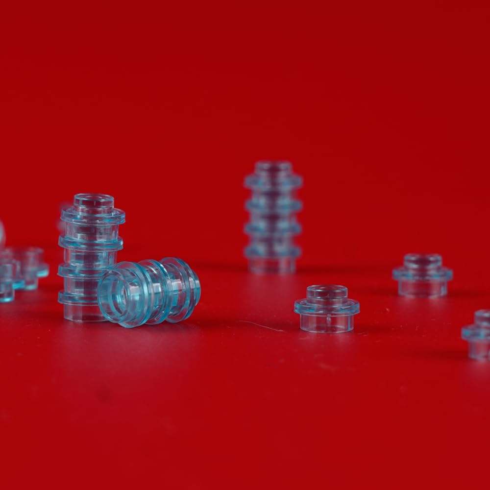 Wsryltch Classic Dots Building Block Accessories - 1X1 Round Plates Bricks Bulk Water Parts And Pieces, Custom Builds Pixel Arts