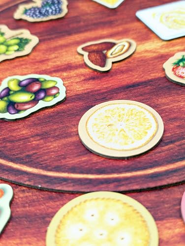 Th3rd World Studios Charcuterie Board Game - Strategy Game for 2-6 Players, Ages 14+, Brown, Cardboard, Model 3WSCHCBG001