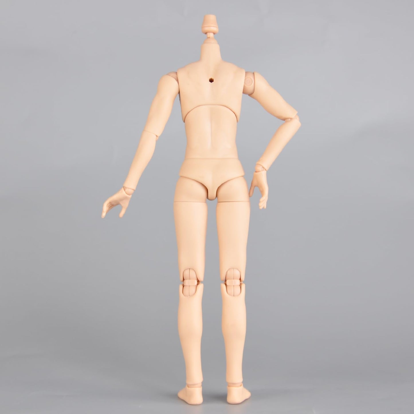 Ymy23 25 Male Doll Body Compatible With Ob22 Ob24 Gsc Bjd Doll Head Diy Drawing Mannequin Action Figure Models(Light Tan-8.66 In