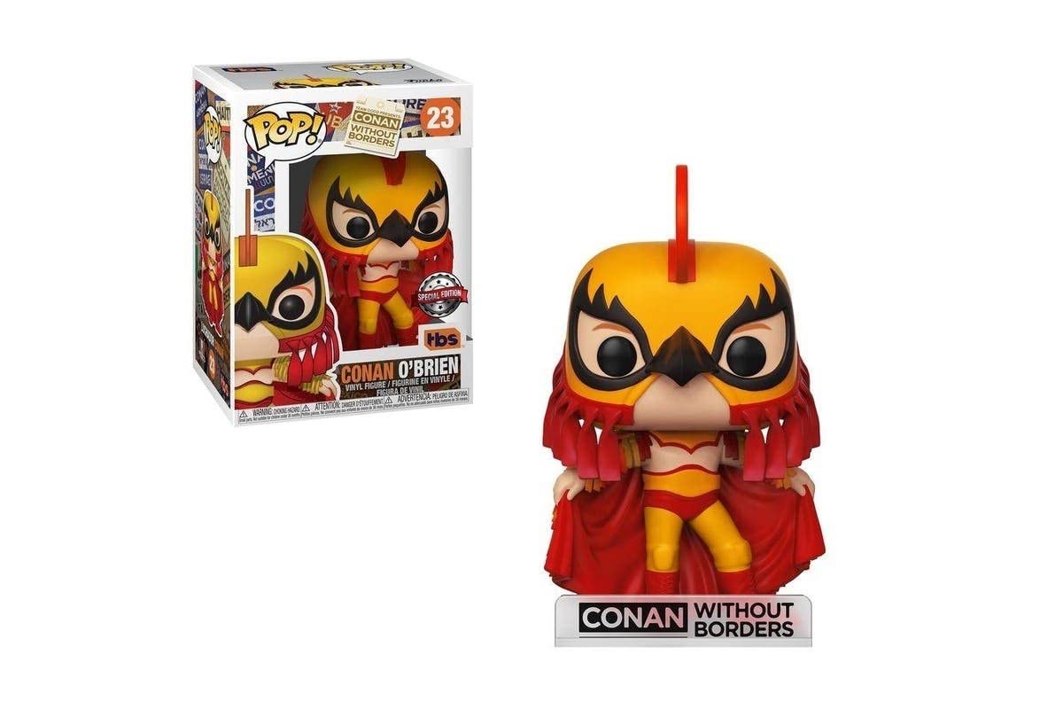 Funko POP! Conan Without Borders - Conan O'Brien (Luchador) Vinyl Figure - Exclusive Model 0889698349314