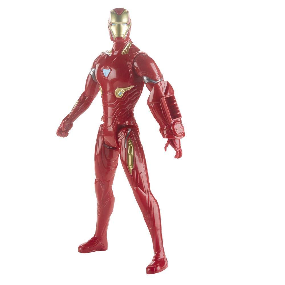 Marvel Avengers: Endgame Titan Hero Series Iron Man 12'-Scale Super Hero Action Figure Toy With Titan Hero Power Fx Port
