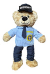 ZZZ Bears Personalized Teddy Bear - Thoughtful Gift for Corrections Officers, Spouses & Kids - Brown & Gray Plush Toy