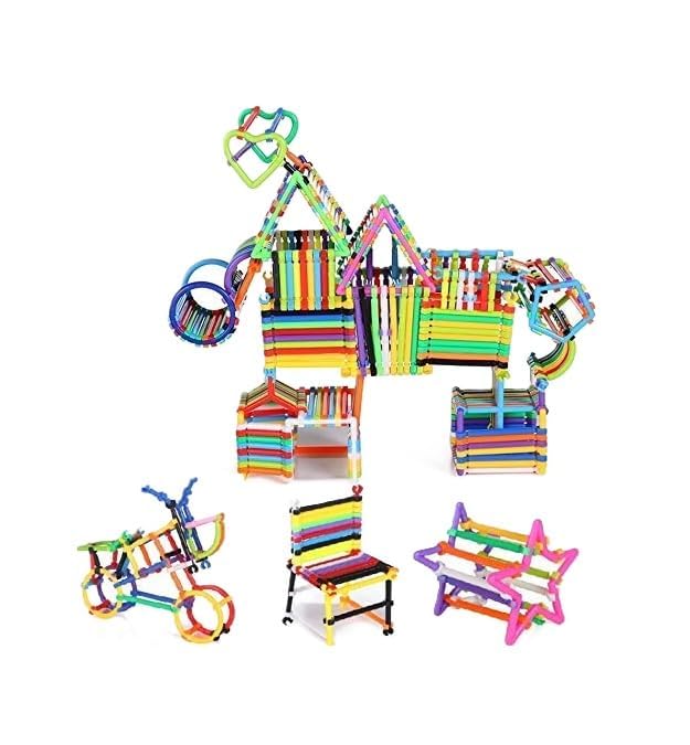 Colourful Plastic Smart Sticks Building Blocks Construction Toy